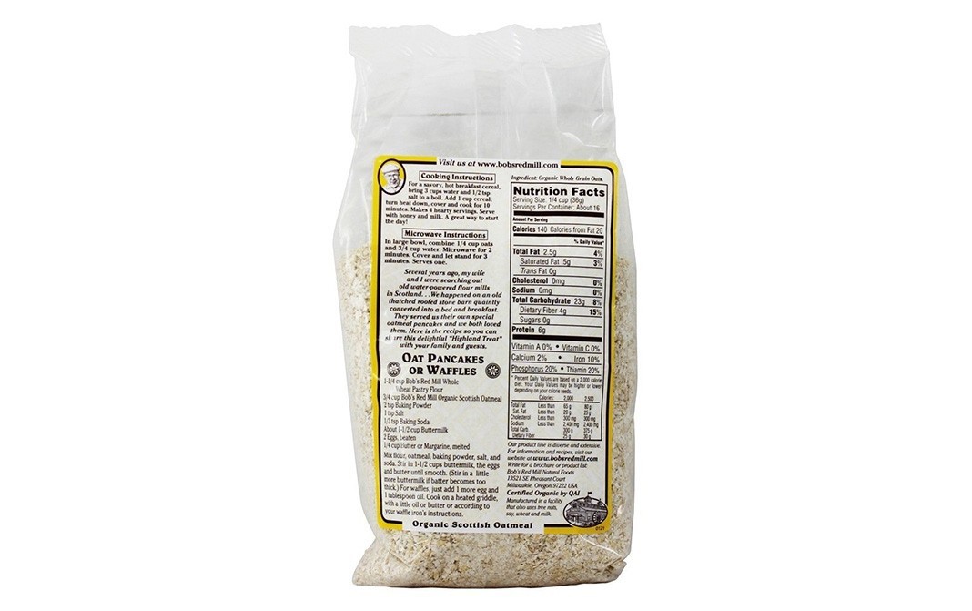 Bob's Red Mill Scottish Oatmeal    Pack  567 grams